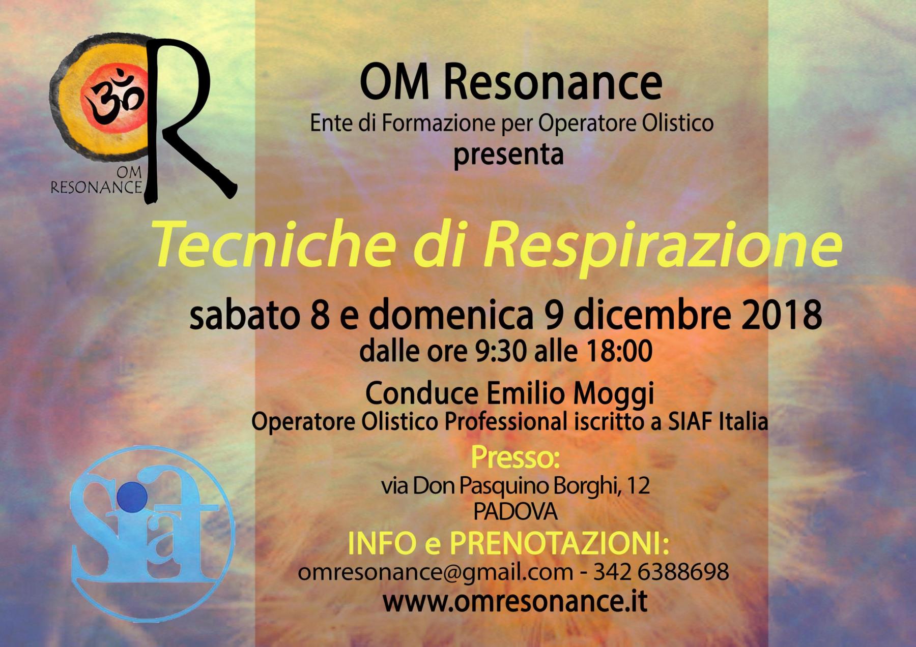 tecniche di respirazione emilio moggi om resonance padova